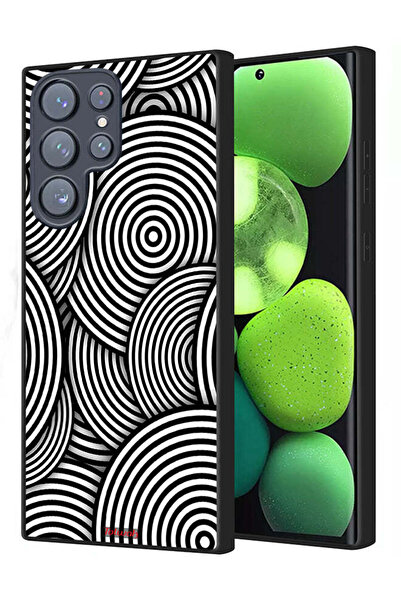 Tolwak غطاء حماية لهاتف سامسونج جالاكسي S22 ألترا 5G بنمط دوائر وهمية