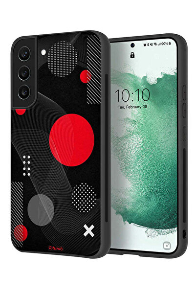 Tolwak غطاء حماية لهاتف سامسونج جالكسي S22 بلس 5G بنمط دائري ومتقاطع