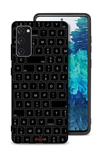 Tolwak غطاء حماية لهاتف Samsung Galaxy S20 FE بنمط مفاتيح لوحة المفاتيح العشو...