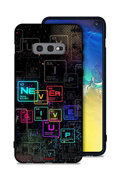 Tolwak غطاء حماية لهاتف Samsung Galaxy S10e - فن لا تستسلم أبدًا
