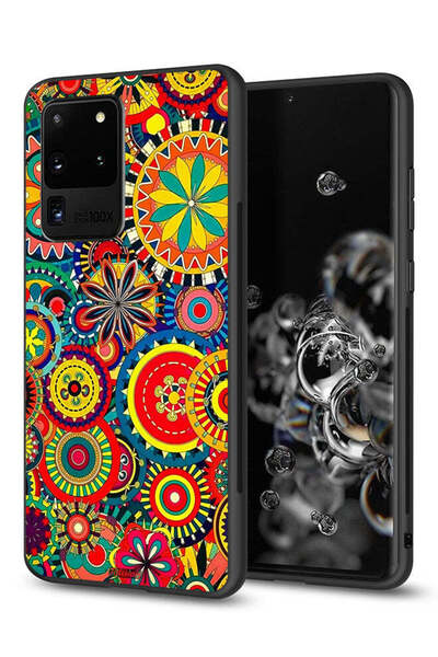 Tolwak غطاء حماية لهاتف سامسونج جالكسي S20 ألترا بنمط ماندالا ملون