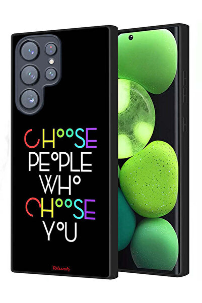 Tolwak غطاء حماية لهاتف سامسونج جالكسي S23 ألترا 5G اختر الأشخاص الذين يختارونك