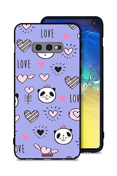 Tolwak غطاء حماية لهاتف Samsung Galaxy S10e بتصميم الحب والباندا