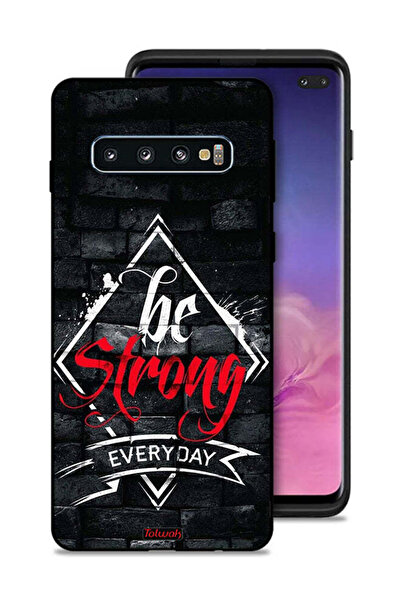Tolwak غطاء حماية لهاتف Samsung Galaxy S10 Plus كن قويًا كل يوم