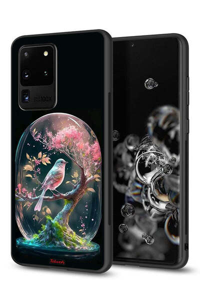 Tolwak Samsung Galaxy S20 Ultra Protective Case Cover Bird In Jarr