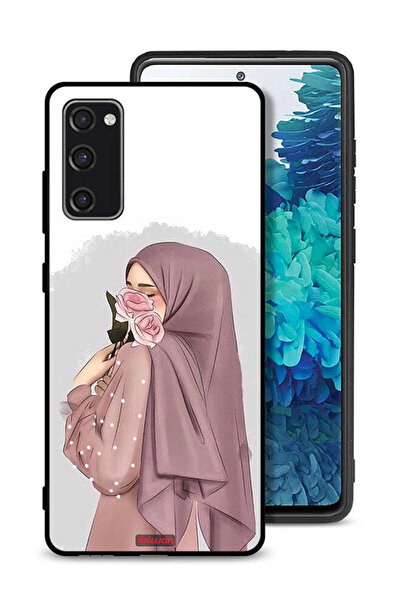 Tolwak غطاء حماية لهاتف سامسونج جالكسي S20 FE برسومات فتاة تحمل ورودًا