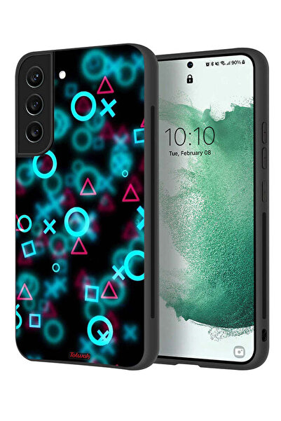 Tolwak غطاء حماية لهاتف سامسونج جالاكسي S21 بلس 5G برسومات أيقونات لعبة الحبا...