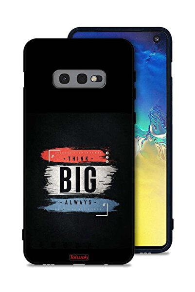 Tolwak غطاء حماية لهاتف Samsung Galaxy S10e - فكر دائمًا بشكل كبير