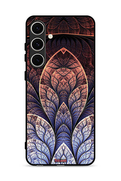 Tolwak غطاء حماية لهاتف Samsung Galaxy M56 5G بتصميم زهري فركتالي تجريدي