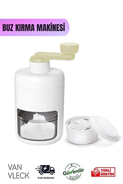 VAN VLECK 500 ml Milkshake Buz Kırıcı – Pratik Manuel Buz Kırıcı, İçecek Hazı...