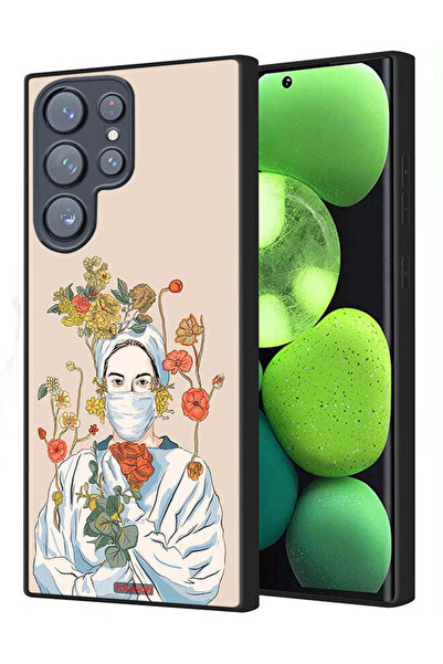 Tolwak غطاء حماية لهاتف سامسونج جالاكسي S22 ألترا 5G بتصميم فن الممرضة