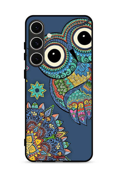 Tolwak غطاء حماية لهاتف سامسونج جالاكسي S24 FE 5G بنقشة بومة زهرية