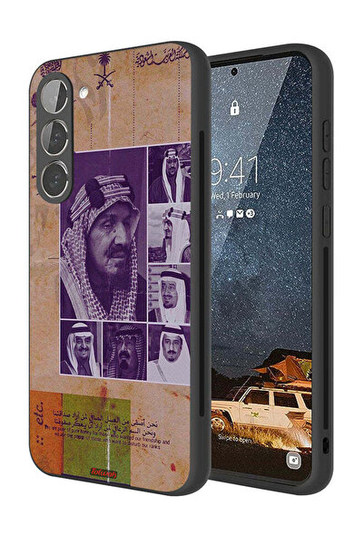Tolwak غطاء حماية لهاتف سامسونج جالاكسي إس 23 بلس 5G، صور قديمة لملوك السعودية