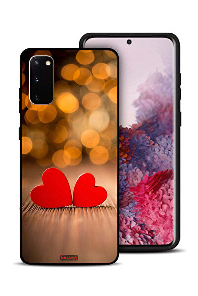 Tolwak Samsung Galaxy S20 Protective Case Cover Two Beautiful Hearts