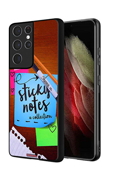 Tolwak Samsung Galaxy S21 Ultra 5G Protective Case Cover Sticky Notes