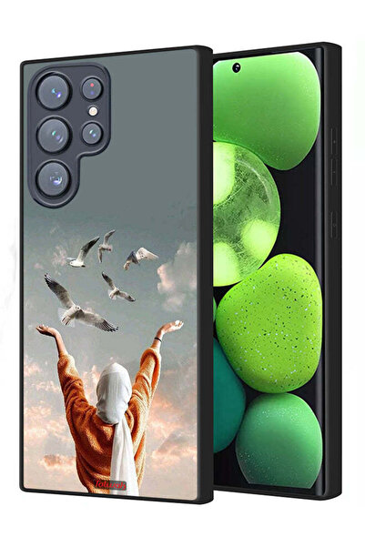 Tolwak Samsung Galaxy S22 Ultra 5G Protective Case Cover Birds Flying