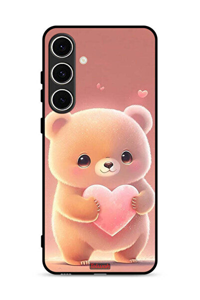 Tolwak غطاء حماية لهاتف سامسونج جالاكسي A56 5G باندا صغير لطيف يحمل قلبًا