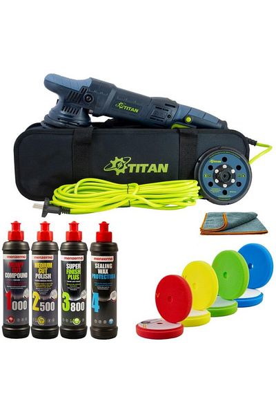 Titan Set masina polish Titan TDA21-2 /Set Menzerna 4 Pasi