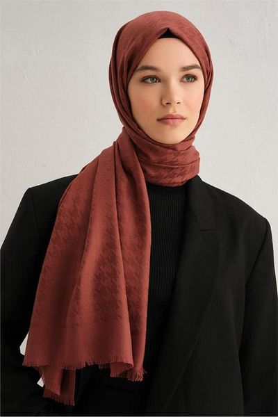 Armine Σάλι Viscon με σχέδιο Houndstooth 20