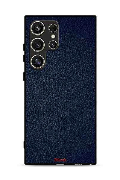 Tolwak غطاء حماية جلدي بنمط مزخرف لهاتف سامسونج جالاكسي S24 ألترا 5G