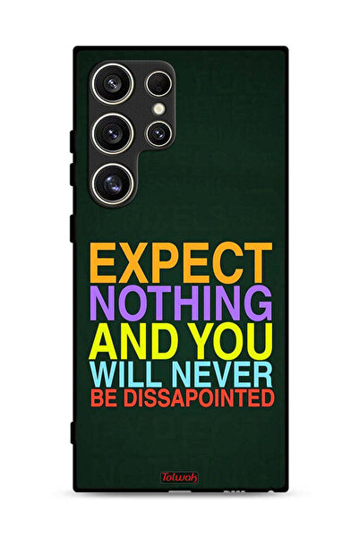 Tolwak Samsung Galaxy S24 Ultra 5G Protective Case Cover Expect Nothing And Y...