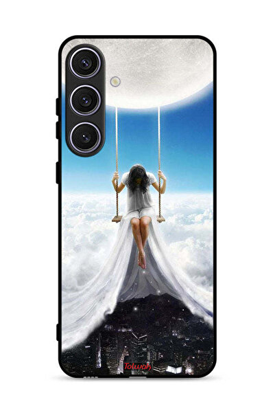 Tolwak غطاء حماية لهاتف سامسونج جالاكسي S25 بلس بتصميم فن مدينة الغيوم القمرية