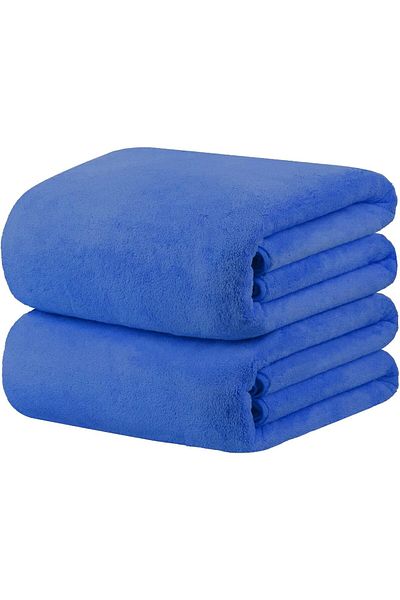 Fabienne 2-Piece Microfiber Bath Towel 70*140cm, Soft, Durable, Super Absorbent