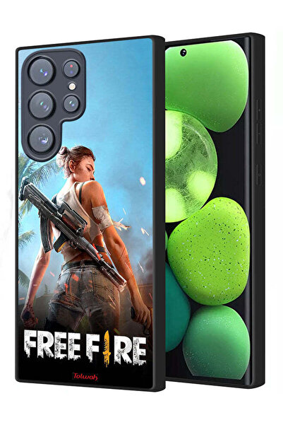 Tolwak غطاء حماية لهاتف سامسونج جالاكسي S22 ألترا 5G فري فاير