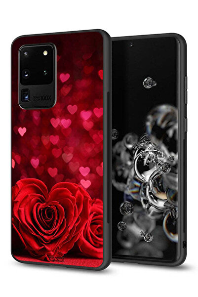 Tolwak غطاء حماية لهاتف سامسونج جالكسي S20 ألترا بتصميم زهور على شكل قلب وفن ...