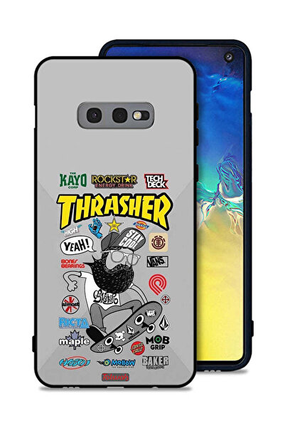 Tolwak غطاء حماية لهاتف Samsung Galaxy S10e ملصق Thrasher