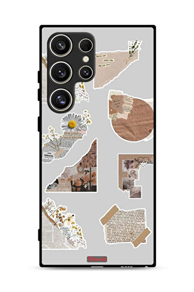 Tolwak غطاء حماية لهاتف سامسونج جالاكسي S24 ألترا 5G، قطع من الملصقات الورقية