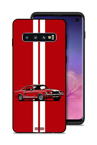 Tolwak Samsung Galaxy S10 Protective Case Cover Vintage Car Abstract Art