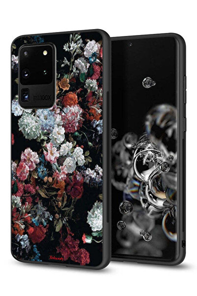 Tolwak غطاء حماية لهاتف سامسونج جالكسي S20 ألترا بنقشة ورود عتيقة