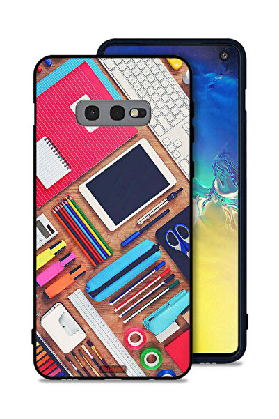 Tolwak غطاء حماية لهاتف Samsung Galaxy S10e بتصميم فتاة هواية مكتبية