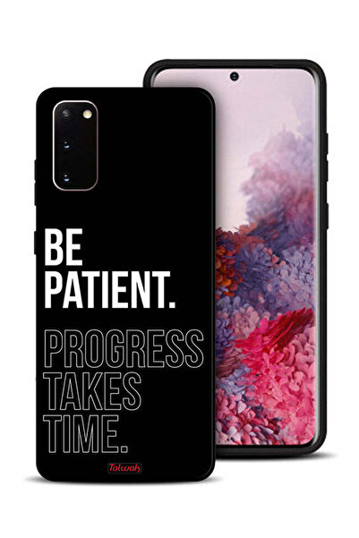 Tolwak غطاء حماية لهاتف Samsung Galaxy S20 - كن صبورًا، فالتقدم يستغرق وقتًا