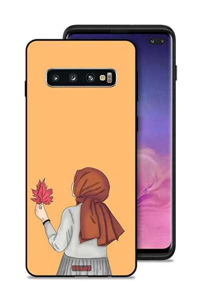 Tolwak غطاء حماية لهاتف سامسونج جالكسي S10 بلس يحمل ورقة شجر