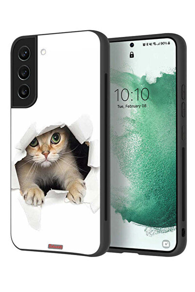 Tolwak غطاء حماية لهاتف سامسونج جالاكسي S22 بلس 5G بتصميم قطة