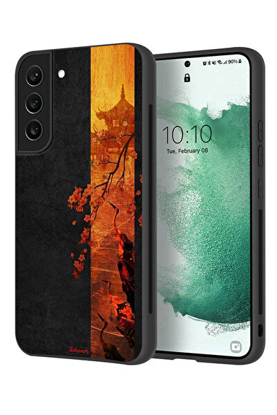 Tolwak غطاء حماية لهاتف سامسونج جالاكسي S22 بلس 5G - ألوان الخريف الفنية