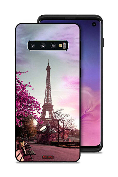 Tolwak غطاء حماية لهاتف سامسونج جالاكسي S10 بتصميم برج إيفل