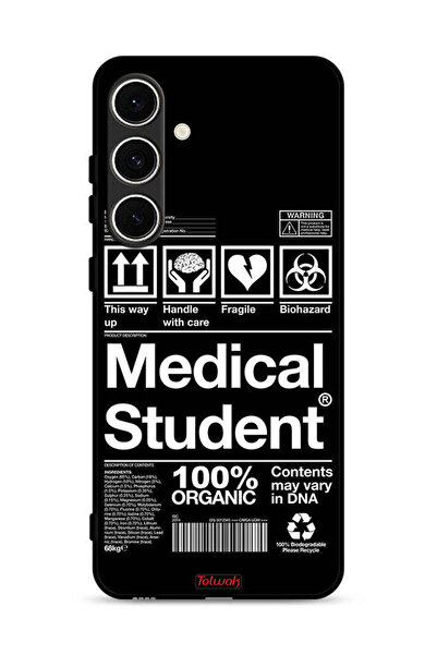 Tolwak غطاء حماية لهاتف Samsung Galaxy A36 5G، ملصق طالب الطب