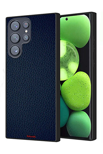 Tolwak Samsung Galaxy S23 Ultra 5G Protective Case Cover Leather Pattern
