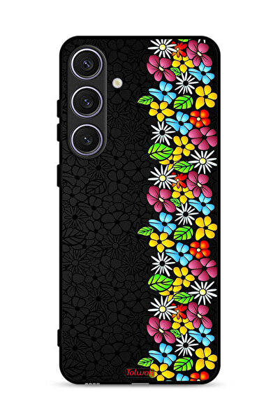 Tolwak غطاء حماية لهاتف سامسونج جالكسي S25 بلس - فلاورز لاين