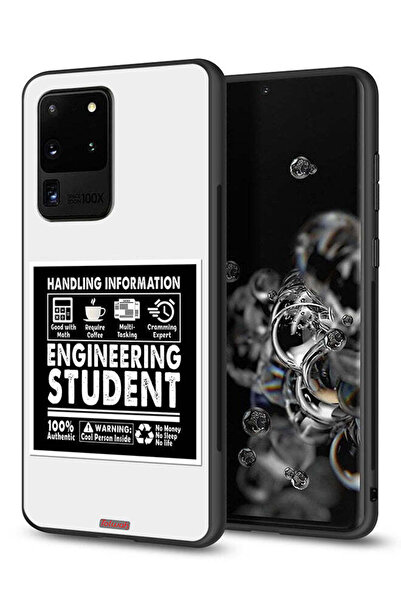 Tolwak غطاء حماية لهاتف سامسونج جالكسي S20 ألترا، ملصق طالب هندسة