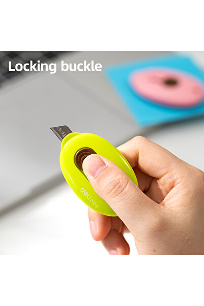 Deli EM513 3PCS Assorted Mini Cutter Set – ideal for letters, wrapping & light crafts