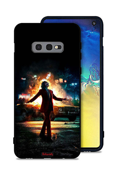 Tolwak Samsung Galaxy S10e Protective Case Cover Joker Happy Mode