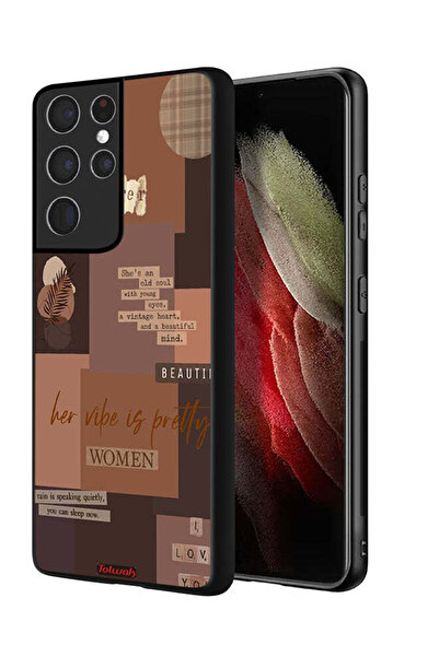 Tolwak Samsung Galaxy S21 Ultra 5G Protective Case Cover Adventurer Women