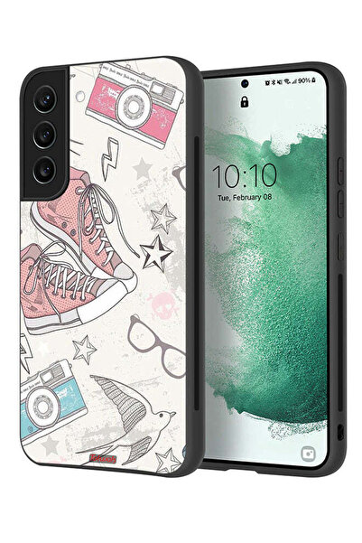 Tolwak غطاء حماية لهاتف Samsung Galaxy S21 Plus 5G من القماش بتصميم حذاء وفن ...