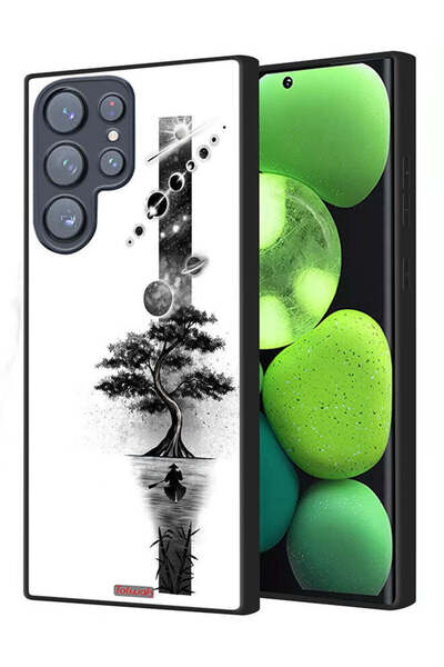 Tolwak Samsung Galaxy S23 Ultra 5G Protective Case Cover Earth Space Art