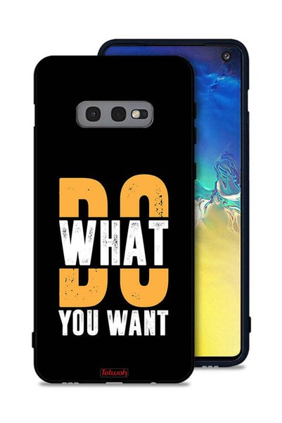 Tolwak غطاء حماية لهاتف Samsung Galaxy S10e افعل ما تريد