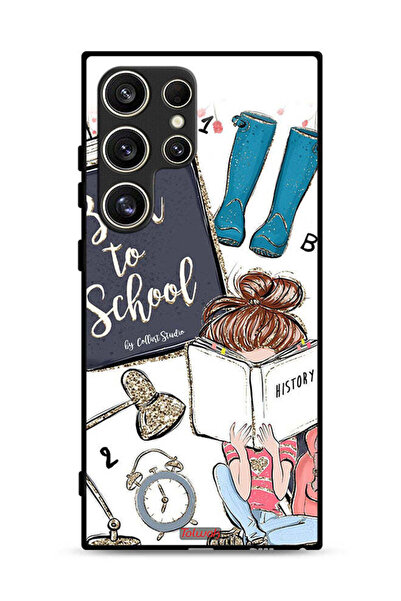 Tolwak غطاء حماية لهاتف Samsung Galaxy S24 Ultra 5G بتصميم فتاة العودة إلى ال...